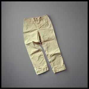 LOFT Mustard Yellow Size 10 Cotton Blend Pants